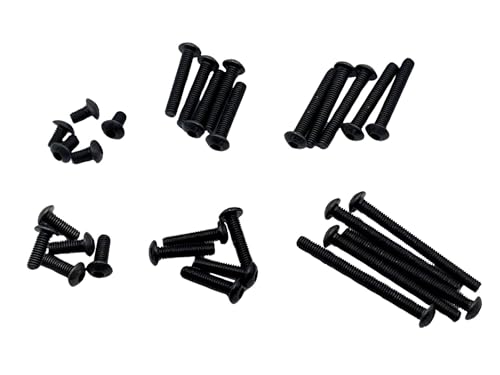 M3x25 ISO7380 Linsenkopfschraube Stahl 10,9 schwarz brüniert rcbay Gewindeschrauben 50 Stück Innensechskant M3 M3x25 ISO7380 Linsenkopfschraube Stahl 10,9 schwarz brüniert rcbay Gewindeschrauben 50 Stück Innensechskant M3 von rcbay