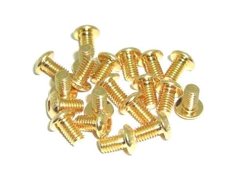 M3x5 ISO7380 goldene Linsenkopfschraube Stahl 12,9 Titan Nitrid beschichtet 20 Stück rcbay M3 Innensechskant M3x5 ISO7380 goldene Linsenkopfschraube Stahl 12,9 Titan Nitrid beschichtet 20 Stück rcbay M3 Innensechskant von rcbay