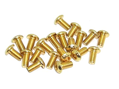 M3x6 ISO7380 goldene Linsenkopfschraube Stahl 12,9 Titan Nitrid beschichtet 20 Stück rcbay M3 Innensechskant M3x6 ISO7380 goldene Linsenkopfschraube Stahl 12,9 Titan Nitrid beschichtet 20 Stück rcbay M3 Innensechskant von rcbay