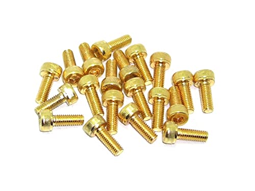 M3x8 DIN912 goldene Zylinderkopfschraube Stahl 12,9 Titan Nitrid beschichtet 20 Stück rcbay M3 Innensechskant M3x8 DIN912 goldene Zylinderkopfschraube Stahl 12,9 Titan Nitrid beschichtet 20 Stück rcbay M3 Innensechskant von rcbay