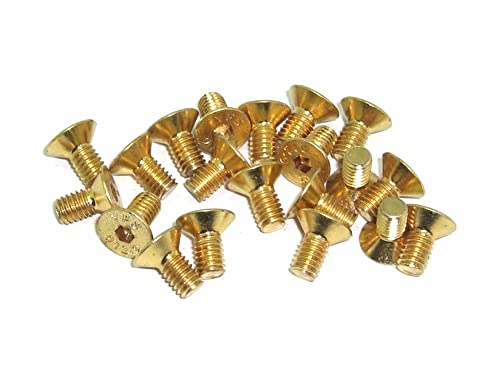 M4x6 DIN7991 goldene Senkkopfschraube Stahl 12,9 Titan Nitrid beschichtet 20 Stück rcbay M4 Innensechskant M4x6 DIN7991 goldene Senkkopfschraube Stahl 12,9 Titan Nitrid beschichtet 20 Stück rcbay M4 Innensechskant von rcbay