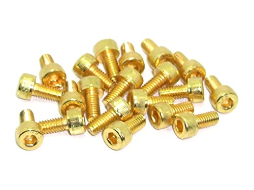 M4x8 DIN912 goldene Zylinderkopfschraube Stahl 12,9 Titan Nitrid beschichtet 20 Stück rcbay M4 Innensechskant M4x8 DIN912 goldene Zylinderkopfschraube Stahl 12,9 Titan Nitrid beschichtet 20 Stück rcbay M4 Innensechskant von rcbay