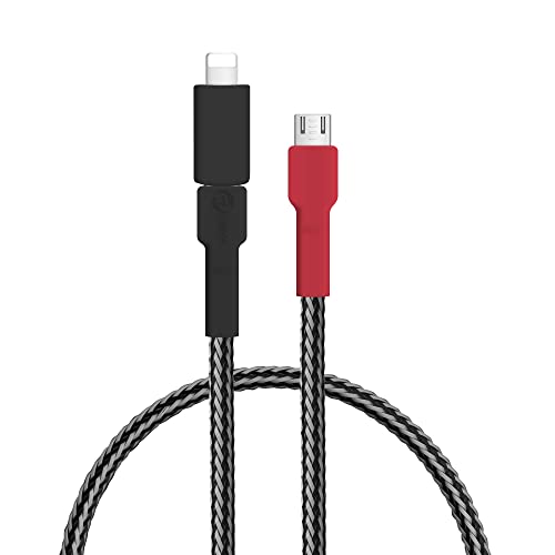 recable eBike USB Kabel Ladekabel 0,25 m für Apple iPhone kompatibel mit Bosch Intuvia und Nyon 1 Display Micro USB A 2 in 1 (inkl. Micro USB) recable eBike USB Kabel Ladekabel 0,25 m für Apple iPhone kompatibel mit Bosch Intuvia und Nyon 1 Display Micro USB A 2 in 1 (inkl. Micro USB) von recable