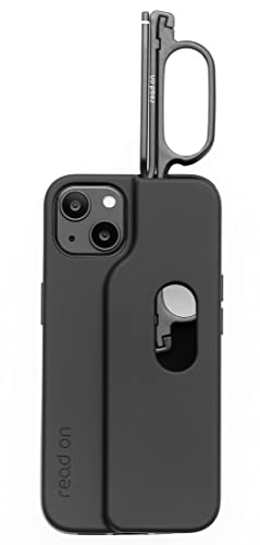 Lesen Sie auf für iPhone 13 - iPhone Hülle + Lesebrille (Schwarz, 2.0) von readon