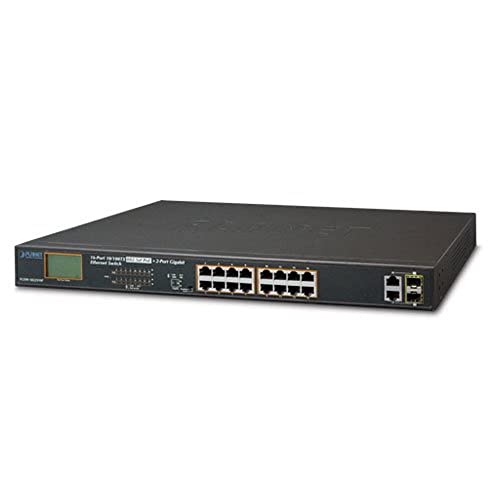 Planet 16-Port 10/100TX 802.3at PoE + 2-Port Gigabit TP/SFP von realme