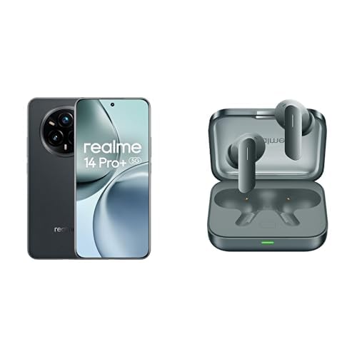 realme 14 Pro+ 5G 8+256GB,5260mAh Battery,IP69,Grey Amazon Version +Air 7 Green,No Adapter realme 14 Pro+ 5G 8+256GB,5260mAh Battery,IP69,Grey Amazon Version +Air 7 Green,No Adapter von realme