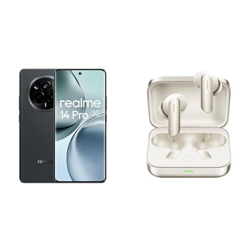 realme 14 Pro 5G 12+512GB,5260mAh Battery,IP69,Grey Amazon Version+Air 7 Gold,No Adapter realme 14 Pro 5G 12+512GB,5260mAh Battery,IP69,Grey Amazon Version+Air 7 Gold,No Adapter von realme