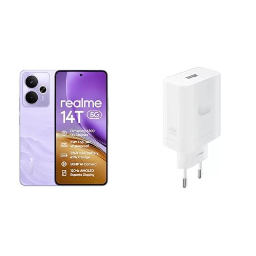 realme 14T 5G 256GB 8GB Lightning Purple EU AMZ+45W Adapter realme 14T 5G 256GB 8GB Lightning Purple EU AMZ+45W Adapter von realme