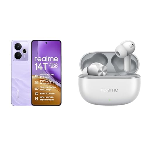 realme 14T 5G 256GB 8GB Lightning Purple EU AMZ+T200 lite Grey von realme