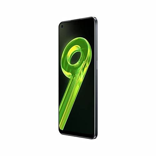 realme 9, Smartphone 6 -128GB, 90 Hz Super AMOLED Display, Snapdragon 680 Prozessor, Starker 5000-mAh-Akku, Schlankes Profil mit 7,99 mm, Ripple Holographic Design, Meteor Black, One Size von realme