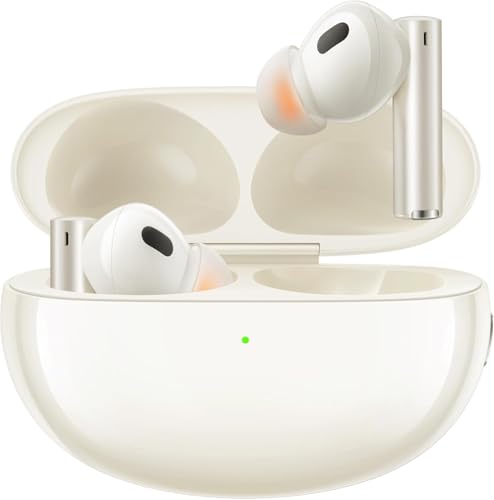 realme Buds Air 5 Pro True Wireless Earbuds, aktive Geräuschunterdrückung bei 50 dB, 40 Stunden Wiedergabe, Dynamic Bass Boost, 6 Mikrofone für klare Anrufe, In-Ear-Kopfhörer, Beige von realme