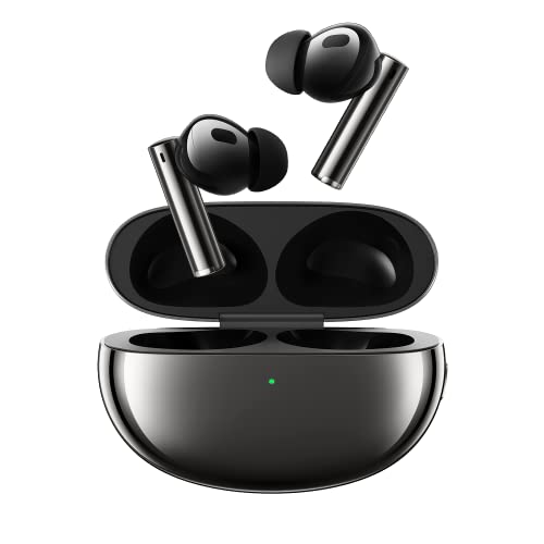 realme Buds Air 5 Pro Wireless Headphones, realBoost Dual Drivers, Up to 40 Hours of Playback, 50dB Active Noise Cancellation, 360° Spatial Audio Effect, Astral Black von realme
