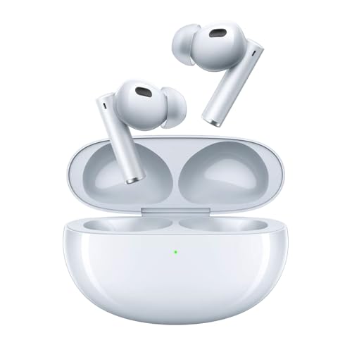 realme Buds Air 6 Pro Bluetooth-Kopfhörer, Bluetooth 5.3 Wireless, Geräuschunterdrückung mit 6 HD Mic HiFi Stereo 50 dB, kabellose Kopfhörer, Hi-Res Audio-Qualität, LDAC, Akku 40H, IP55, Weiß realme Buds Air 6 Pro Bluetooth-Kopfhörer, Bluetooth 5.3 Wireless, Geräuschunterdrückung mit 6 HD Mic HiFi Stereo 50 dB, kabellose Kopfhörer, Hi-Res Audio-Qualität, LDAC, Akku 40H, IP55, Weiß von realme