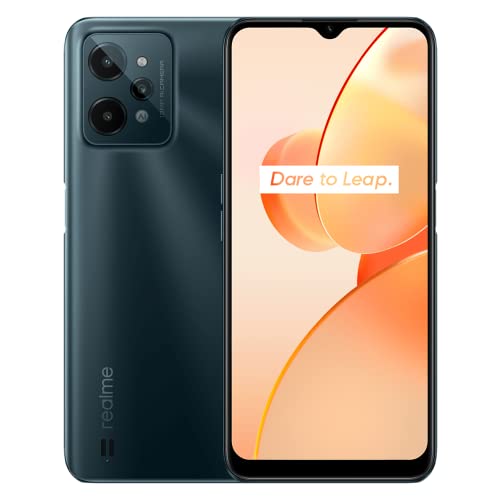 realme C31 4g Smartphone,Starker Unisoc T612-Prozessor，13 MP KI-Dreifach-Kamera，Starker 5000-mAh-Akku ，16,5 cm (6.5'') Vollbildschirm， 4+64 Dark Green EU von realme