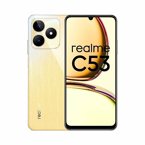 realme C53 Smartphone, 17,9 cm (6,74 Zoll), 8 GB RAM, 256 GB, goldfarben von realme