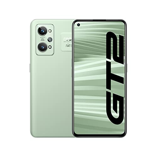 realme GT 2 5G Smartphone ohne Vertrag, 120Hz AMOLED, Snapdragon 888 5G, Starker 5000-mAh-Akku, 65 W SuperDart-Aufladung, X-Achsen Linearmotor, Dual SIM, 8+128 GB, Paper Green von realme