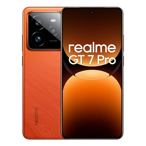 realme GT7 Pro 5G Smartphone 12 + 512 GB, Snapdragon 8 Elite, ultraklare AI Sofortkamera mit AI Eco² RealWorld, NEXT AI, Akku 6500 mAh, Orange realme GT7 Pro 5G Smartphone 12 + 512 GB, Snapdragon 8 Elite, ultraklare AI Sofortkamera mit AI Eco² RealWorld, NEXT AI, Akku 6500 mAh, Orange von realme