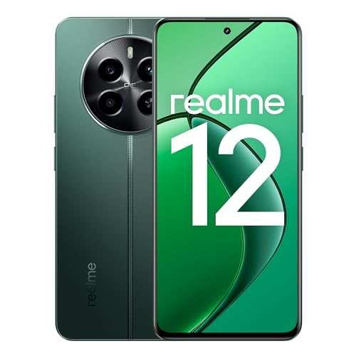 realme Smartphone 12 4G 8+128 GB, SUPERVOOC mit 67 W, Snapdragon 685 Prozessor, 120 Hz AMOLED Display, Sony LYT-600 OIS Portraitkamera, 5000 mAh langlebiger Akku, Pioneer Green (No Adapter) von realme
