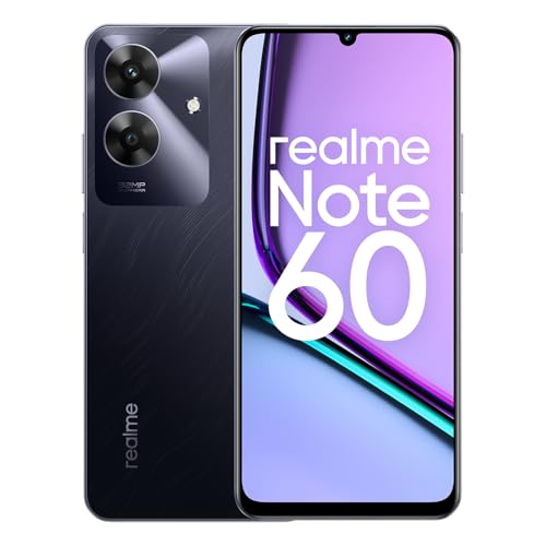 realme Smartphone Note 60 4G 4+128GB, 48-Month ArmorShell Smoothness Warranty, 32MP Super Clear Camera, Eye Comfort Display, 90Hz Refresh Rate 5000mAh Massive Battery, Marble Black realme Smartphone Note 60 4G 4+128GB, 48-Month ArmorShell Smoothness Warranty, 32MP Super Clear Camera, Eye Comfort Display, 90Hz Refresh Rate 5000mAh Massive Battery, Marble Black von realme