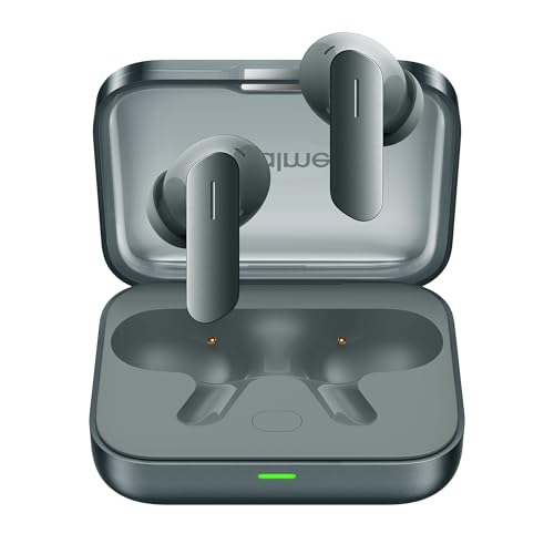 realme Wireless Buds Air 7, professionelle hohe Auflösung, 12,4 mm Kopfhörer für tiefe Bässe, intelligente Geräuschunterdrückung von 50 dB, grün von realme