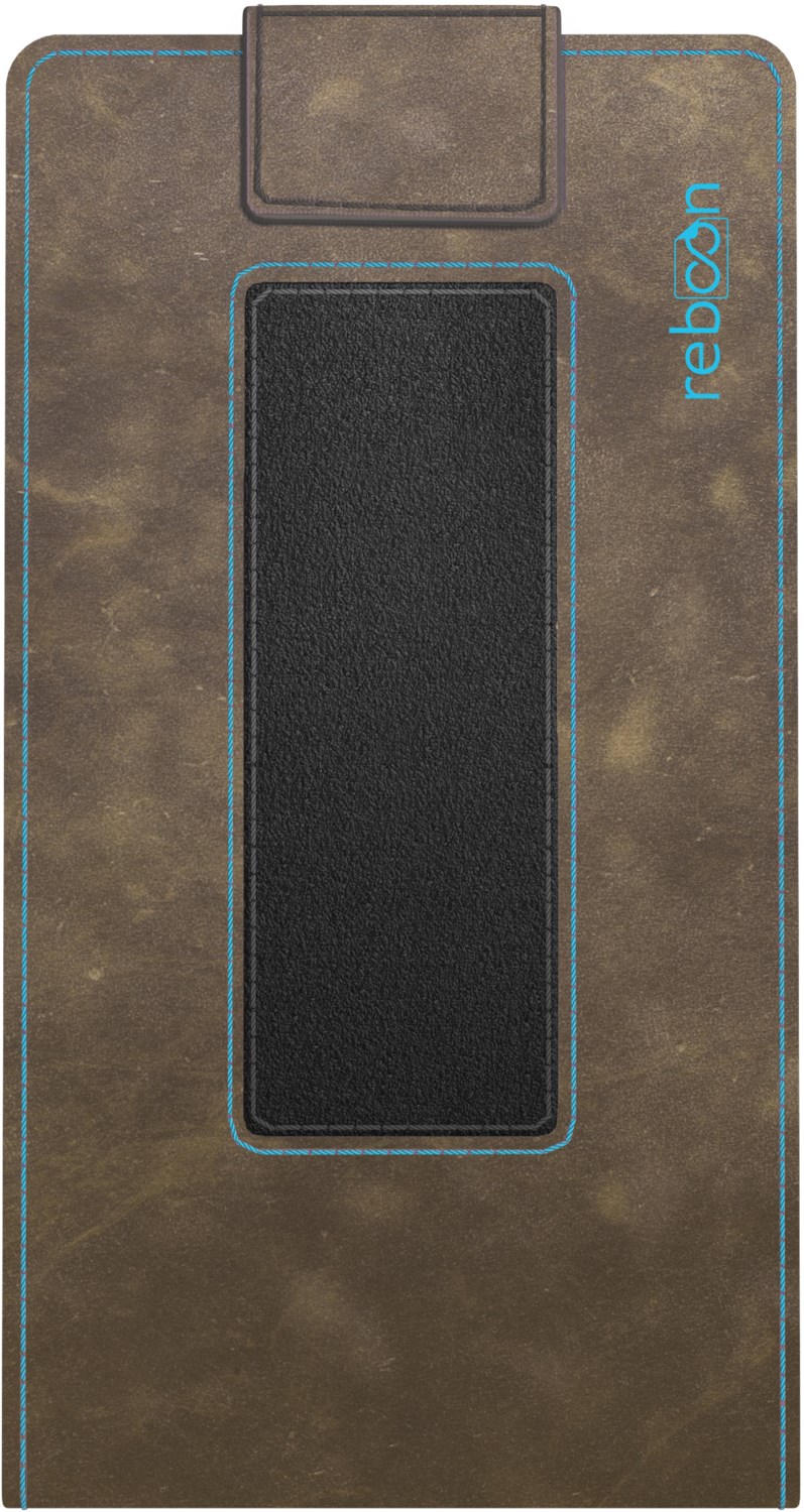 boonflip XS3 Wildleder Handyhülle braun von reboon