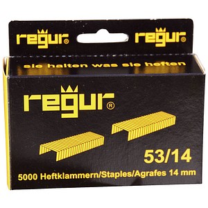 5.000 regur® Tackerklammern 53/14 14 mm von regur®