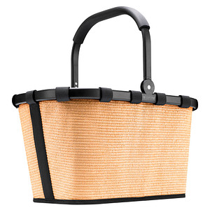 reisenthel® Einkaufskorb carrybag frame raffia black Kunstfaser braun, schwarz von reisenthel®