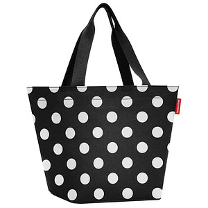 reisenthel® Einkaufstasche shopper M Kunstfaser schwarz-weiß gepunktet ZS7073 von reisenthel®