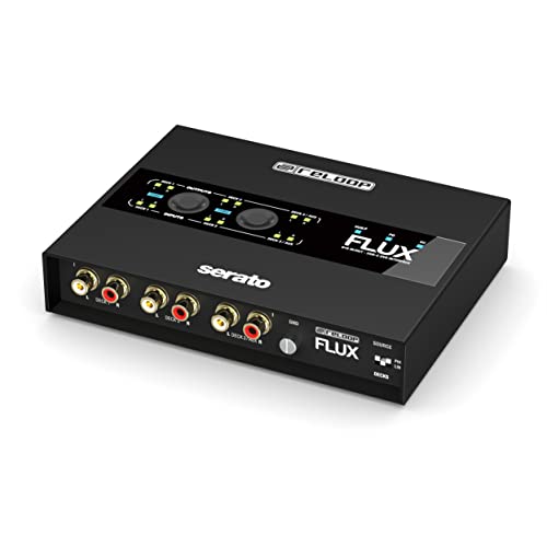 Reloop Flux - Clubtaugliches 6x6 IN/OUT USB-C DVS Interface für Serato DJ Pro, 24-Bit/96 kHz, kompatibel zu Turntables, CDJs oder anderen Mediaplayern, 2-Port USB-A-Hub, robustes Metallgehäuse Reloop Flux - Clubtaugliches 6x6 IN/OUT USB-C DVS Interface für Serato DJ Pro, 24-Bit/96 kHz, kompatibel zu Turntables, CDJs oder anderen Mediaplayern, 2-Port USB-A-Hub, robustes Metallgehäuse von reloop