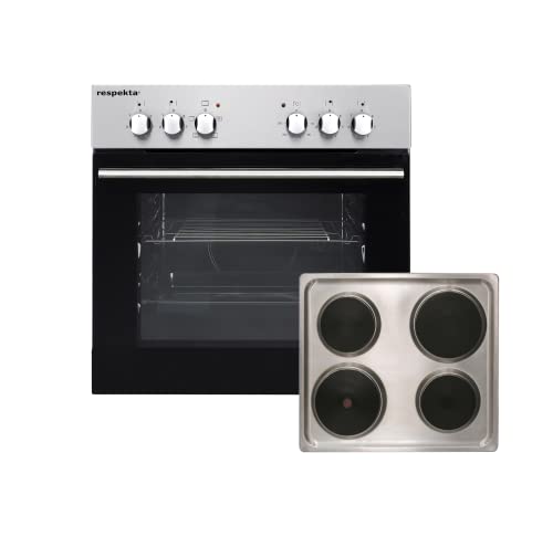 Backofen Herdset Einbau Set Kochfeld Edelstahl 3 Stufen 55 L Respekta EB6000IXN Backofen Herdset Einbau Set Kochfeld Edelstahl 3 Stufen 55 L Respekta EB6000IXN von respekta