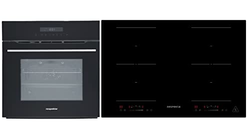 Backofen autark Pyrolyse Induktion 77 cm 2 Flexzonen Silder Steuerung Respekta von respekta