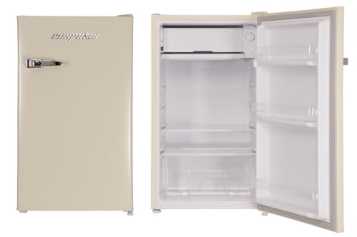 Kühlschrank Gefrierfach freistehend Retro 83 cm 90 Liter Creme Respekta von respekta