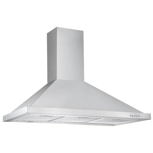 Respekta Dunstabzugshaube/Wandhaube 90 cm/Edelstahlgehäuse/Abluft - und Umluftfunktion / CH22068IXB / B / 58 – 64 dB Respekta Dunstabzugshaube/Wandhaube 90 cm/Edelstahlgehäuse/Abluft - und Umluftfunktion / CH22068IXB / B / 58 – 64 dB von respekta