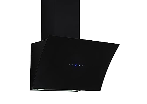 Respekta Dunstabzugshaube kopffrei/Dunstabzugshaube schräg 60 cm/Edelstahlgehäuse mit Glasschirm in Schwarz/Abluft - und Umluftfunktion / CH55060SA++ / A++ / 42–63 dB Respekta Dunstabzugshaube kopffrei/Dunstabzugshaube schräg 60 cm/Edelstahlgehäuse mit Glasschirm in Schwarz/Abluft - und Umluftfunktion / CH55060SA++ / A++ / 42–63 dB von respekta