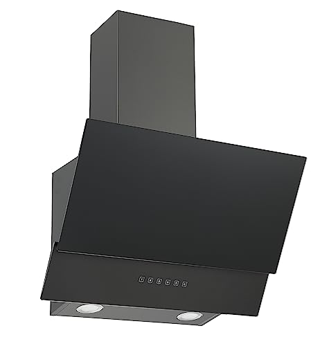 Respekta Dunstabzugshaube kopffrei/Dunstabzugshaube schräg 60 cm/Edelstahlgehäuse mit Glasschirm in Schwarz/Abluft - und Umluftfunktion / CH66060BSGA / A / 42-64 dB Respekta Dunstabzugshaube kopffrei/Dunstabzugshaube schräg 60 cm/Edelstahlgehäuse mit Glasschirm in Schwarz/Abluft - und Umluftfunktion / CH66060BSGA / A / 42-64 dB von respekta