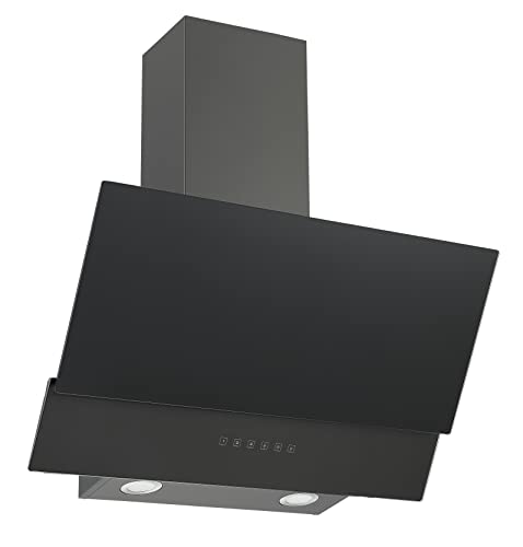 Respekta Dunstabzugshaube kopffrei/Dunstabzugshaube schräg 90 cm/Edelstahlgehäuse mit Glasschirm in Schwarz/Abluft - und Umluftfunktion / CH66090BSGA / A / 42-63 dB Respekta Dunstabzugshaube kopffrei/Dunstabzugshaube schräg 90 cm/Edelstahlgehäuse mit Glasschirm in Schwarz/Abluft - und Umluftfunktion / CH66090BSGA / A / 42-63 dB von respekta