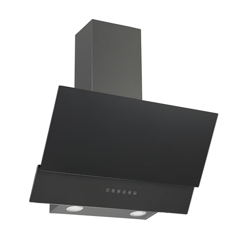 Respekta Dunstabzugshaube kopffrei/Dunstabzugshaube schräg 90 cm/Edelstahlgehäuse mit Glasschirm in Schwarz/Abluft - und Umluftfunktion / CH66090BSGA / A / 42-63 dB Respekta Dunstabzugshaube kopffrei/Dunstabzugshaube schräg 90 cm/Edelstahlgehäuse mit Glasschirm in Schwarz/Abluft - und Umluftfunktion / CH66090BSGA / A / 42-63 dB von respekta