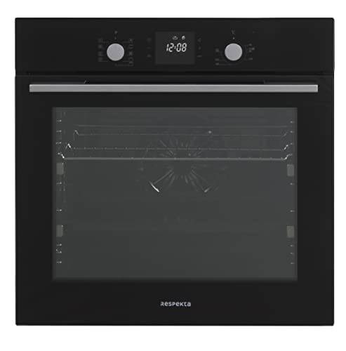 Respekta Einbaubackofen autark / 8 Beheizungsarten / 80 Liter Garraum/LED Timer mit Touch Control/Dampfreinigung/Dreifachverglaste Tür/Energieeffizienzklasse A / AB700-33 von respekta