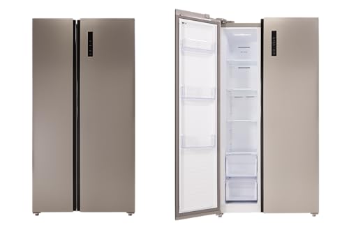 Side by Side Kühlschrank Gefrierkombi 505 L No Frost Silber 178 cm Respekta Side by Side Kühlschrank Gefrierkombi 505 L No Frost Silber 178 cm Respekta von respekta