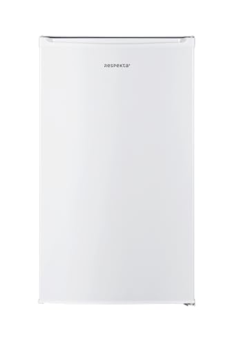 Respekta Unterbau-Kühlschrank mit Gefrierfach / 84 cm Höhe / 50 cm Breite / 82 L Nutzinhalt/Wechselbarer Türanschlag / 2 verstellbare Füße/automatisches Abtauverfahren / KSU50 / in weiß von respekta