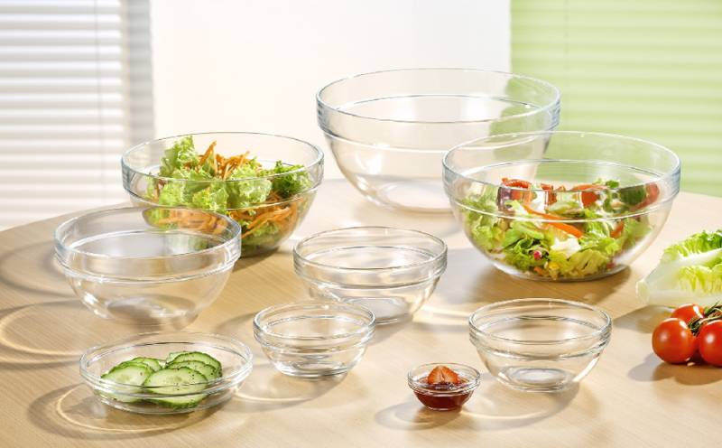 Restposten: Esmeyer Arcoroc Glasschale EMPILABLE, 7er Set von restposten