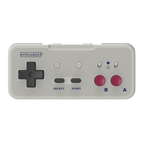 Retro-Bit Origin8 2.4 GHz Wireless Controller For Nintendo Switch & NES - USB & NES receivers included - GB Grey von retro-bit