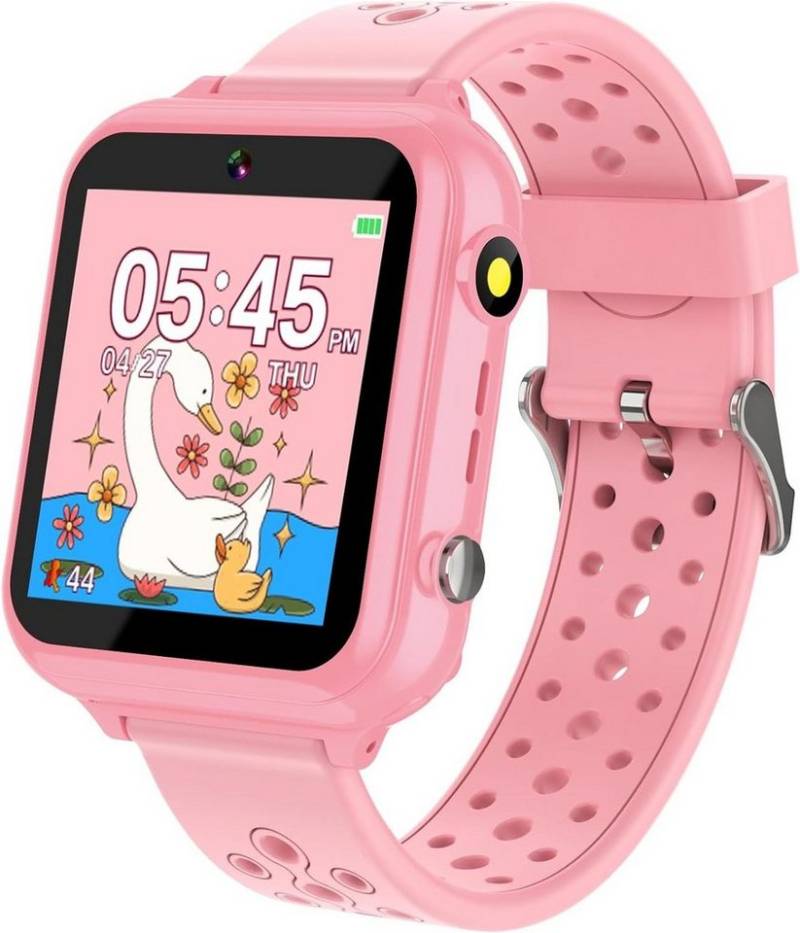 retysaz M1 Smartwatch (1.44 Zoll), Kinder-Smartwatch 24 Spiele, Geschenke für Mädchen und Jungen von retysaz