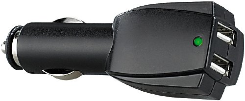 reVolt 2fach Kfz-USB-Netzteil 12V/24V für iPod, iPhone & USB-Geräte von revolt