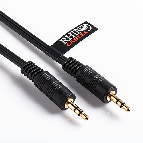 Rhinocables 3,5-mm-Aux Schwarz Stereo-Klinke-Stecker auf 3,5 mm Klinke-Stecker Gold-Kontakte Hilfsmittel für Apple iPhone, iPod, iPad, Samsung, Nokia, LG, HTC, Motorola, Sony Android Smartphones & Tablets & MP3-Player (3m) Rhinocables 3,5-mm-Aux Schwarz Stereo-Klinke-Stecker auf 3,5 mm Klinke-Stecker Gold-Kontakte Hilfsmittel für Apple iPhone, iPod, iPad, Samsung, Nokia, LG, HTC, Motorola, Sony Android Smartphones & Tablets & MP3-Player (3m) von rhinocables