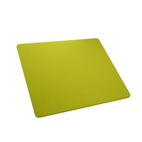 rhinocables Mauspad 250mm x 220mm Stoff Mousepad mit rutschfest Gummi-Basis-Mousepad, Gaming und Office mauspad für Laptop, Computer & PC (Gelb) von rhinocables