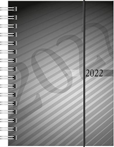 rido/idé 7013102902 Taschenkalender perfect/Technik I, 2 Seiten = 1 Woche, 100 x 140 mm, PP-Einband schwarz, Kalendarium 2022 von rido/idé