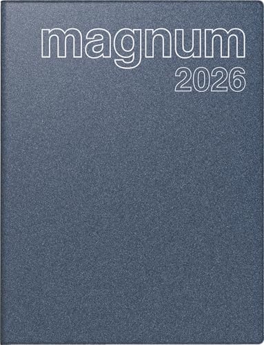 rido/idé Buchkalender Mod. magnum 2026 | 183×240 mm, Kunststoff, blau von rido/idé