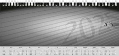 rido/idé Querterminbuch Modell Sequenz (2025), 2 Seiten = 1 Woche, 297 × 105 mm, 112 Seiten, Karton-Einband, schwarz von rido/idé