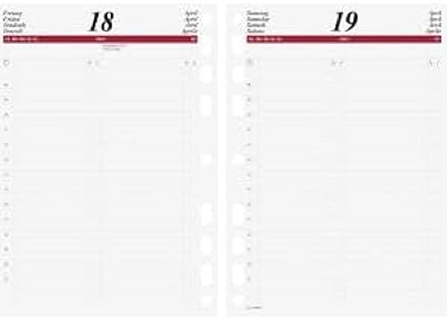 rido/idé Tageskalendarium Timing 1 2024 1 Seite = 1 Tag A5 weiß von rido/idé